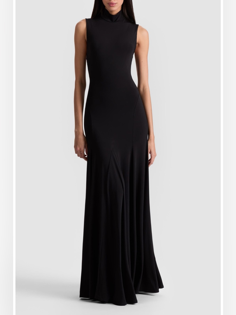 45. Alice + Olivia • $495 Augsta Sleeveless Turtleneck Maxi Dress PTP 15-21”